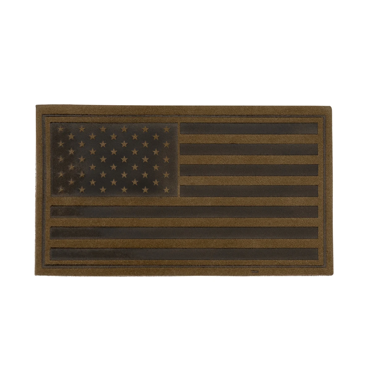 American Flag Leather Patch - Made in USA 1