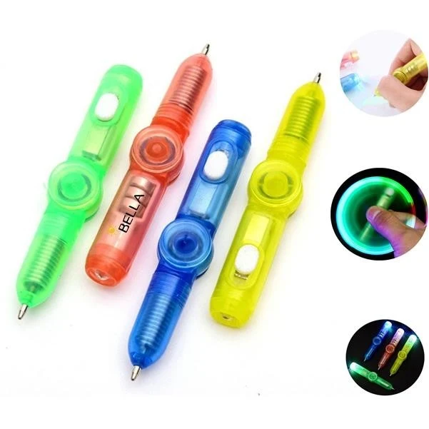 3-In-1 Function Led Light Fidget Ballpoint Pen 1