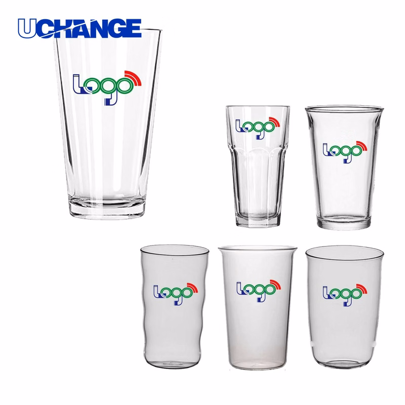 16oz Dishwasher-Safe Glass Drinking Cup