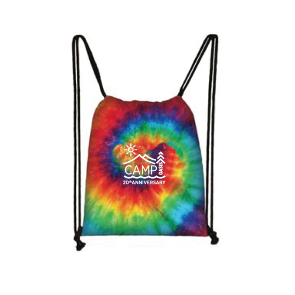 "Rainbow Tie-Dye Sport Backpack" 1