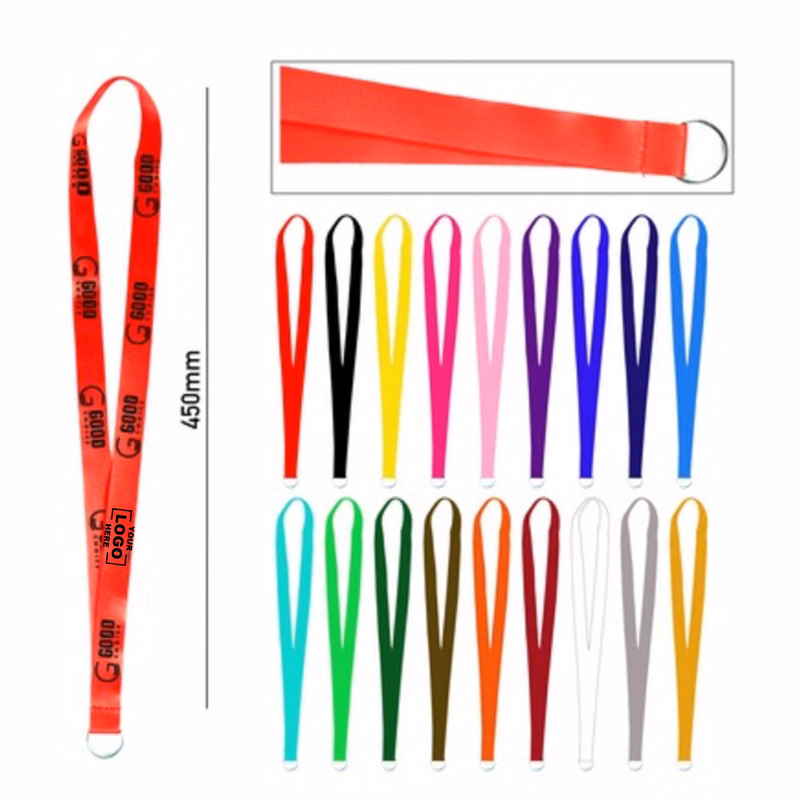 Full Color Lanyard with Metal Hook