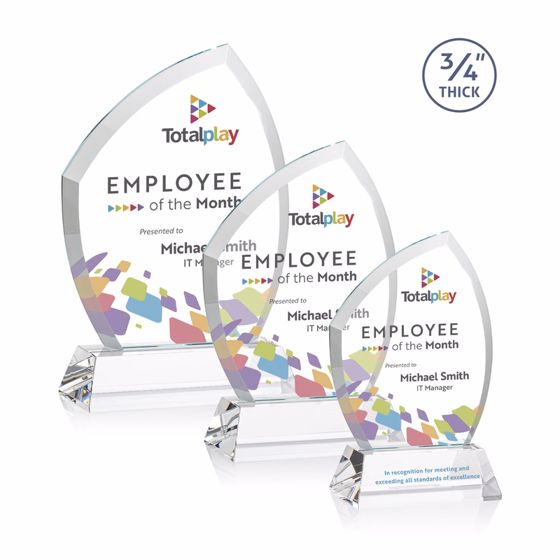 Daltry VividPrint™ Award on Newhaven Base - Clear