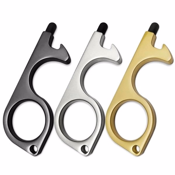 Metal Touch Screen Anti-epidemic Keychain