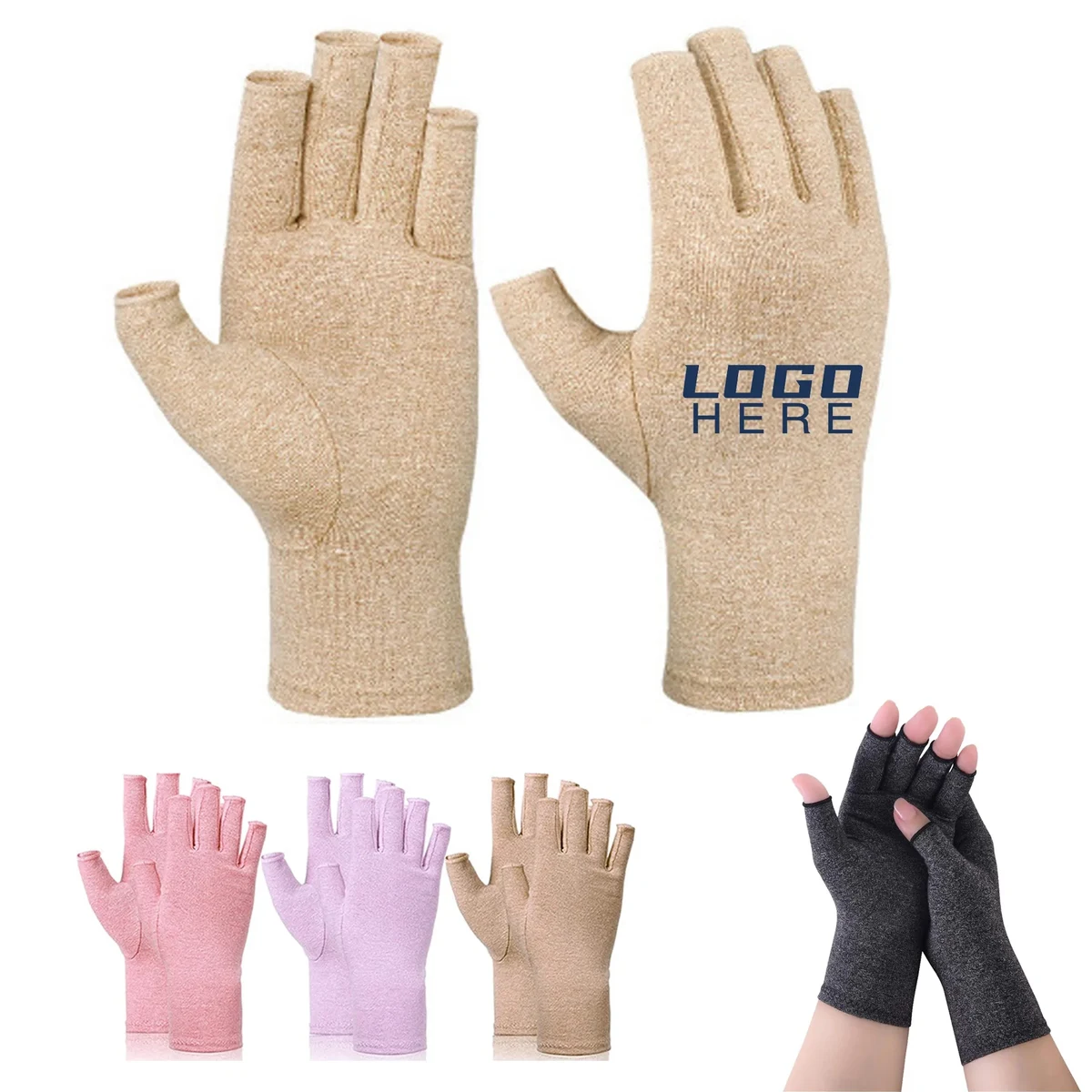 Winter Warm Knit Fingerless Gloves MOQ50pcs 1