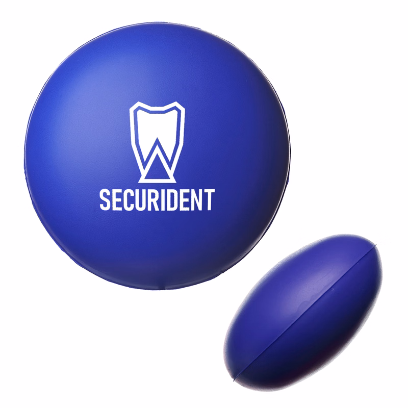 Ovelo Pill Shaped Stress Ball (1 Color Imprint)
