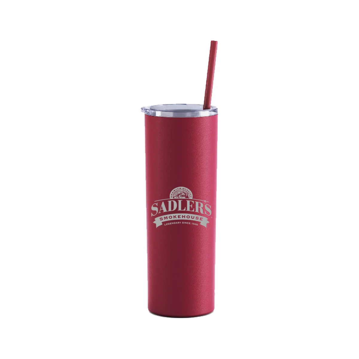 20 Oz. Maars Lipstick Red Skinny Steel Tumbler 1