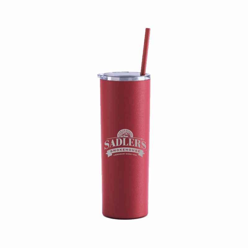 20 Oz. Maars Lipstick Red Skinny Steel Tumbler
