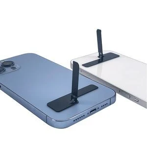 Ultra-Thin Metal Phone Stand with 3M Adhesive for Slim and Portable Support 1