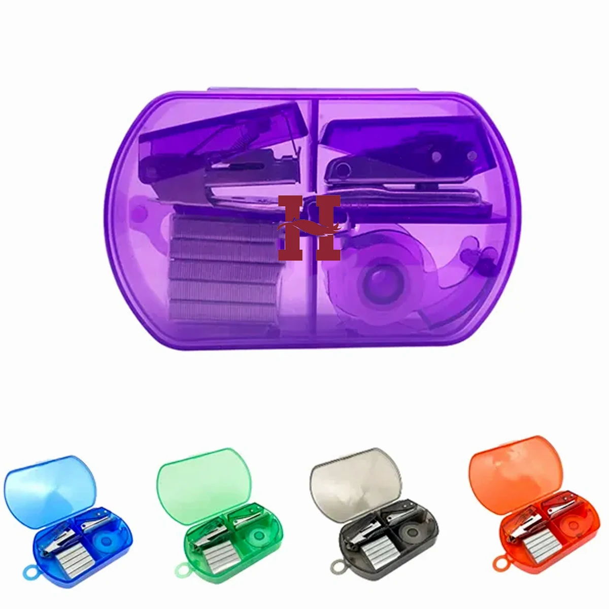 All-in-One Office Desk Set tapler & Accessories 1