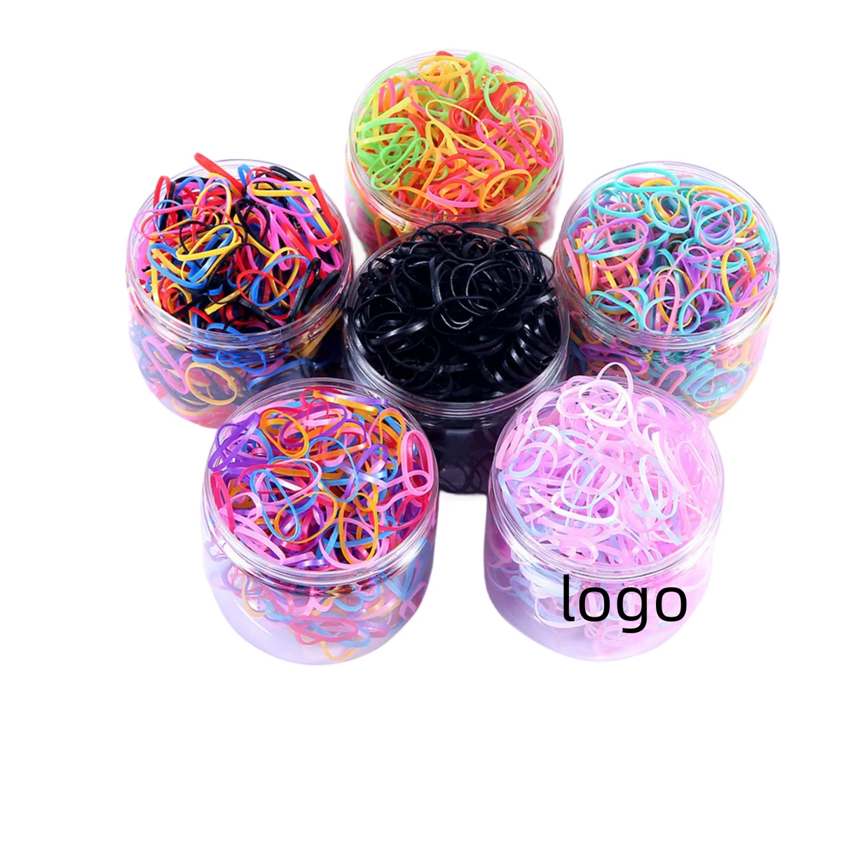 500pcs Multi Color Hair Holder Hair Tie 1