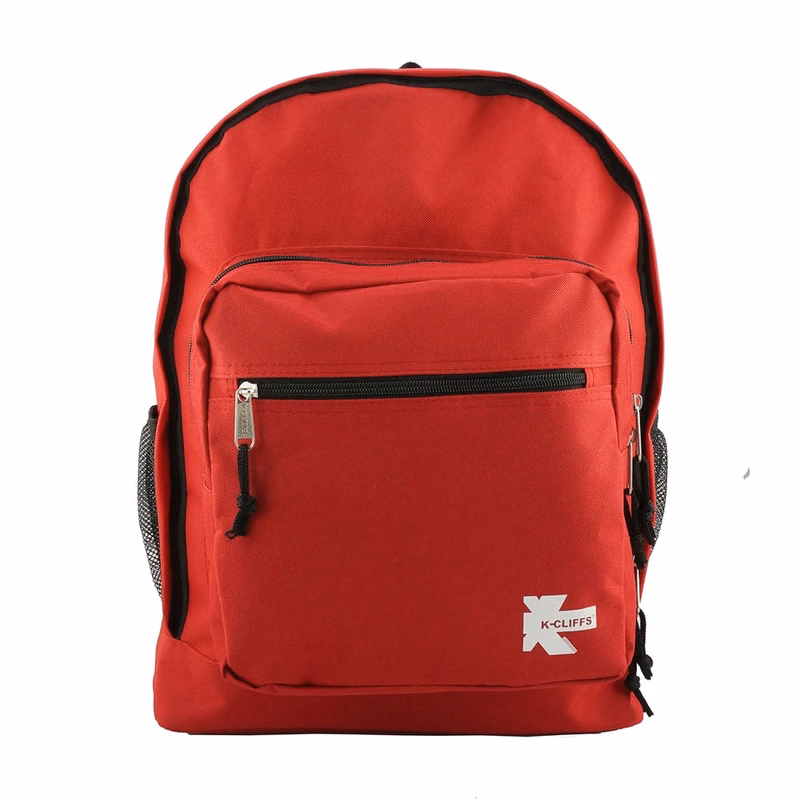 17.5" Classic Multi-Pocket Backpacks - Red