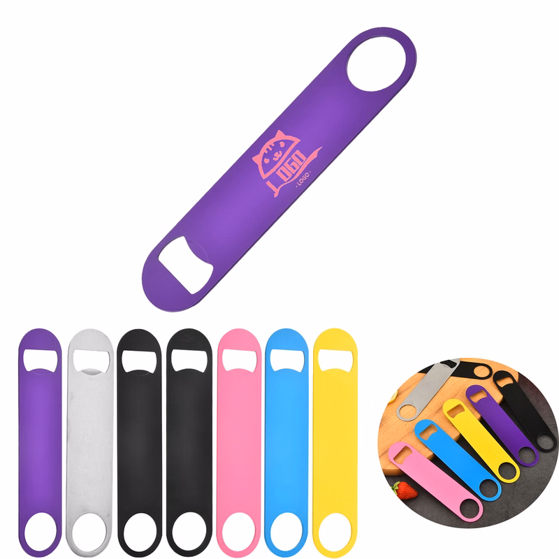 Stainless steel bottle opener
