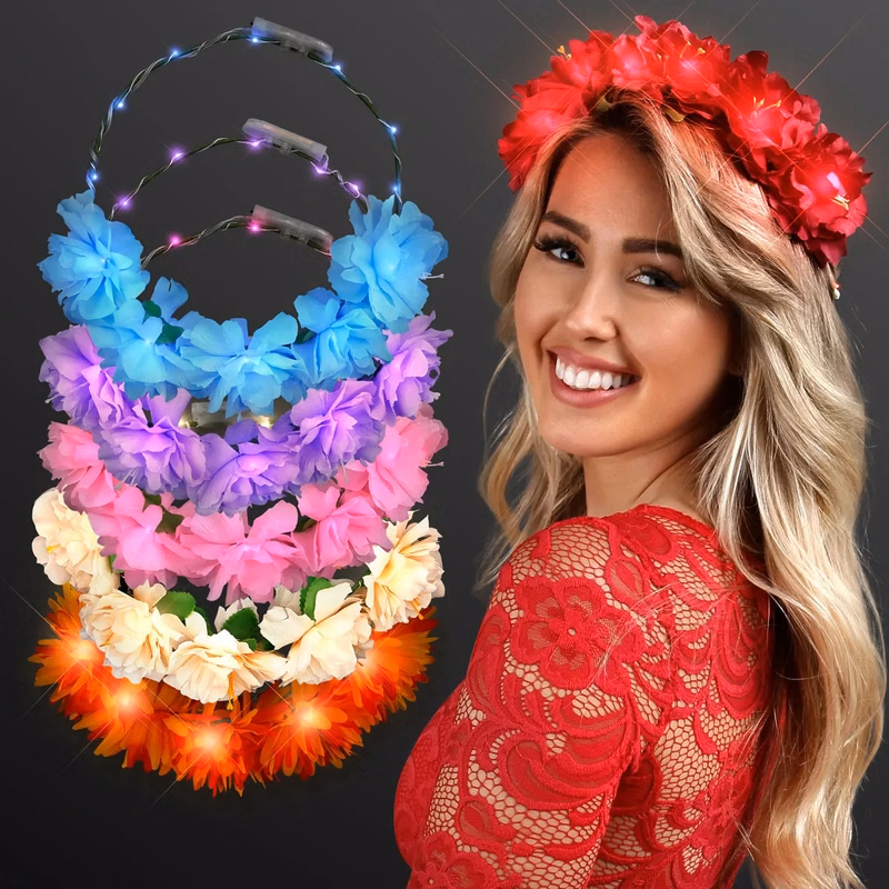 LED Flower Halo Crown