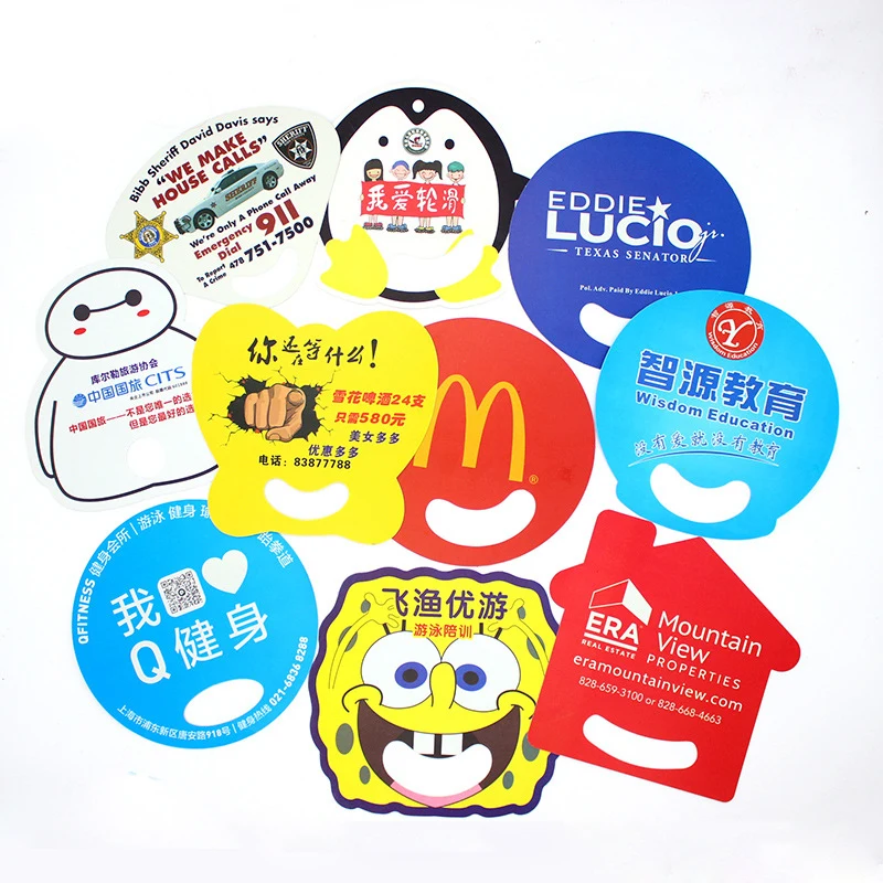 7" Circle Hand Fan 1