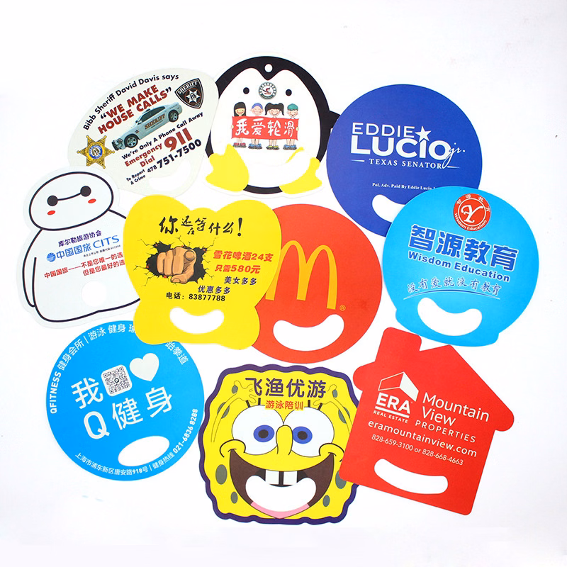 7" Circle Hand Fan