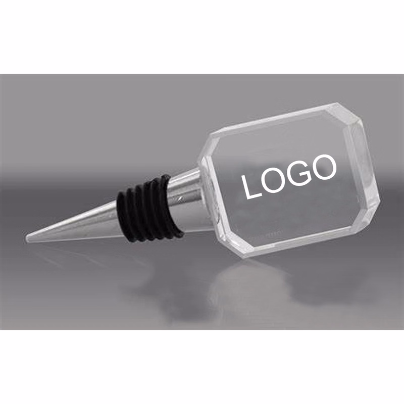 Crystal Rectangle Wine Stopper