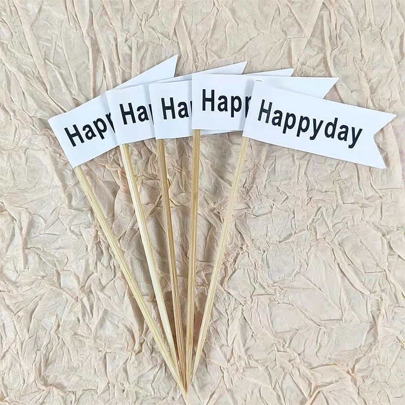 Personalized Mini Food Picks & Party Label Flags for Catering 1