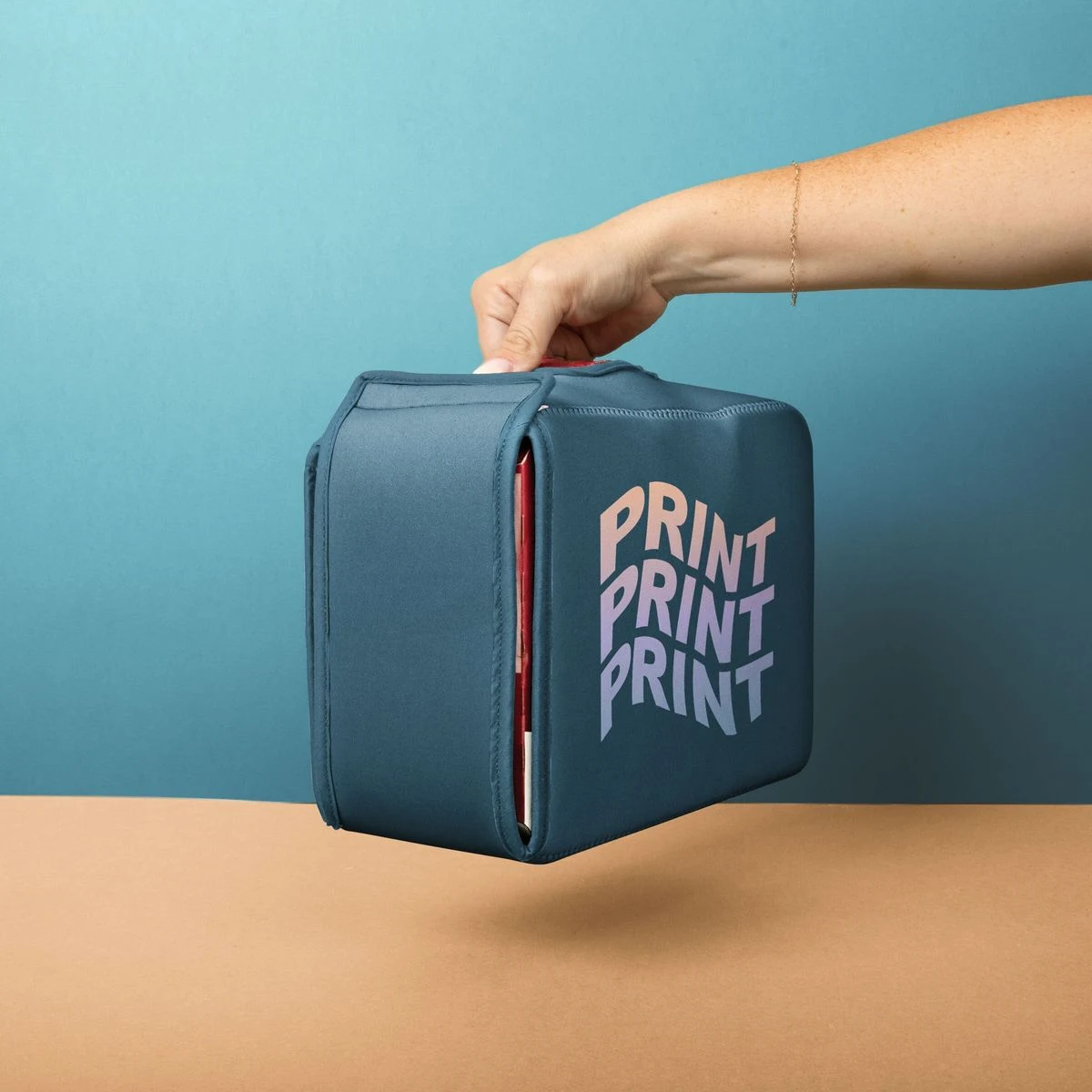 Case Kaddy - 4Cp Neoprene, custom koozie with logo imprint 1