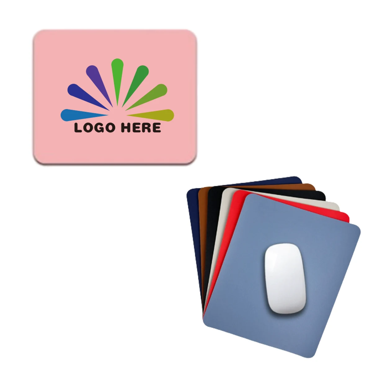 Mouse Pad With Non-Slip Rubber Base MOQ100 1