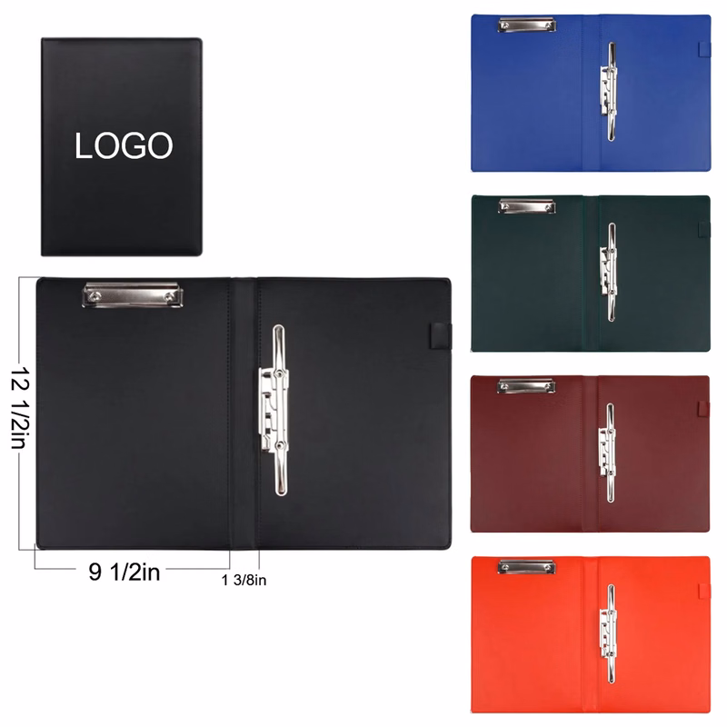 A4 Leather Business Portfolio Folder