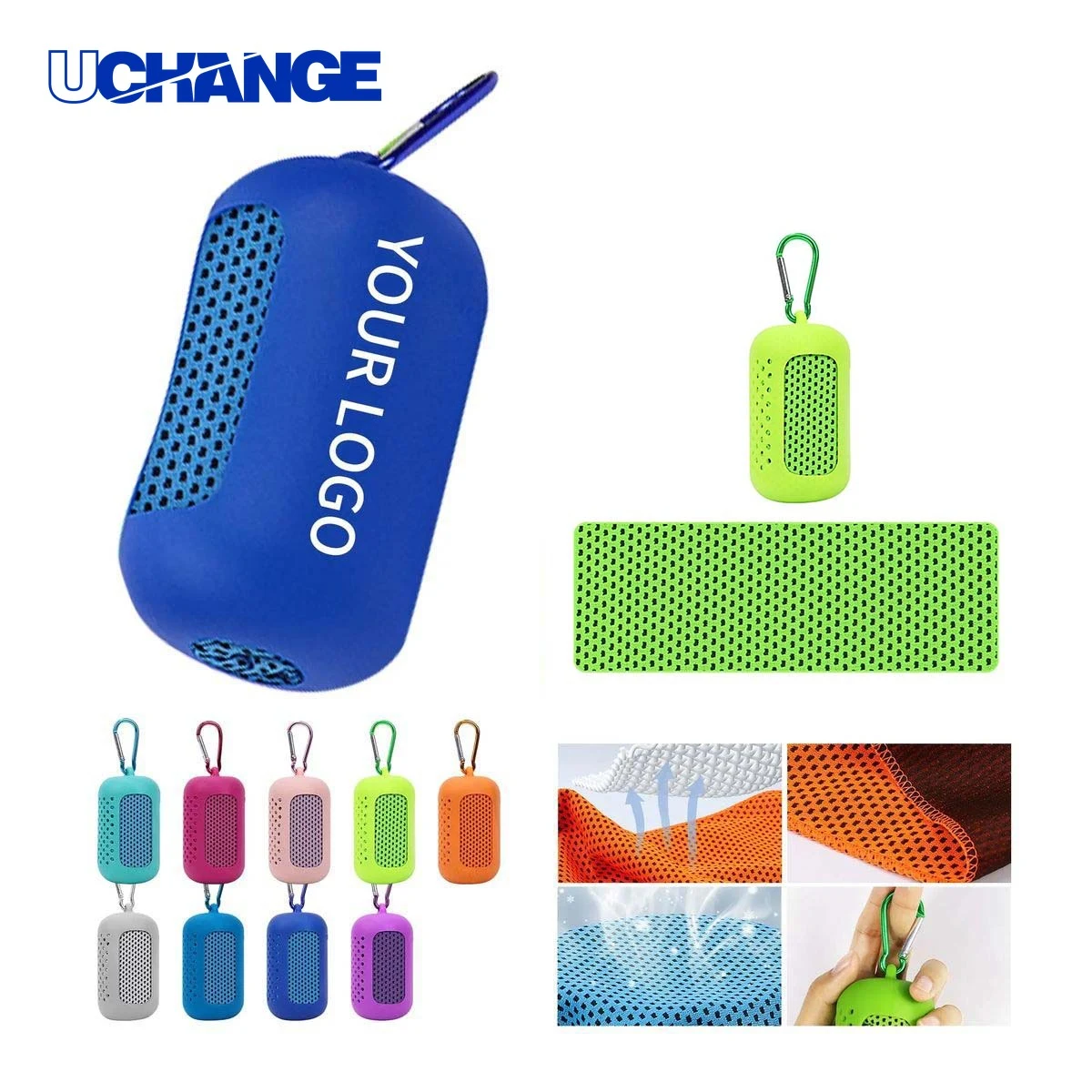 Fast Dry Polyester Towel with Clip 1