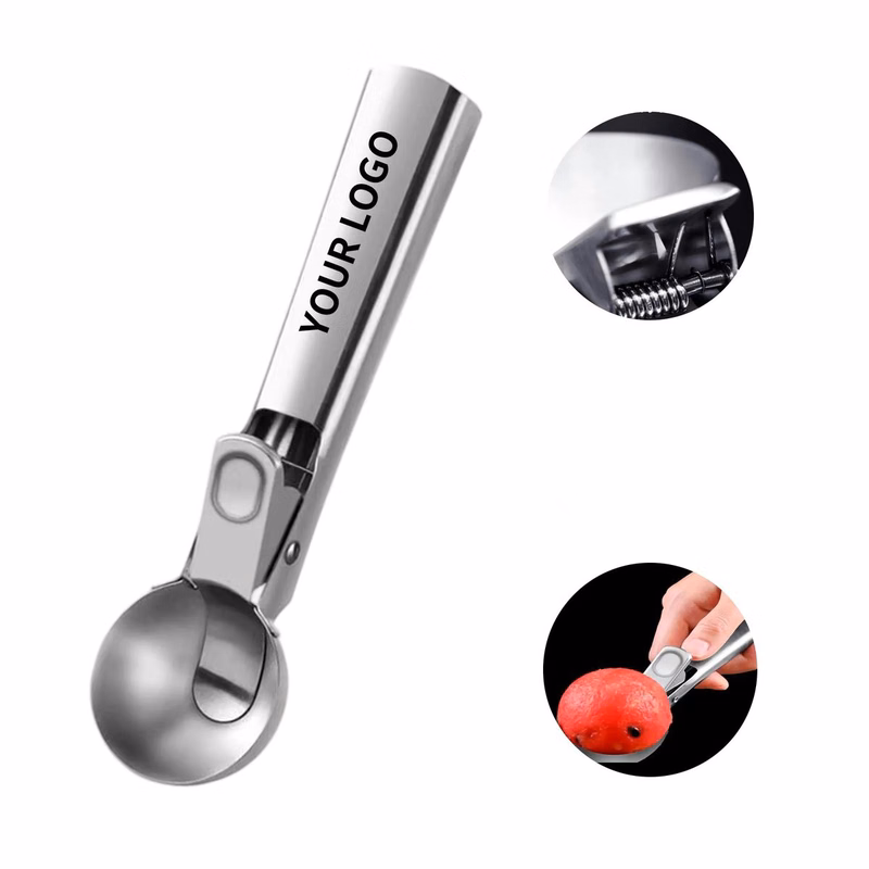 Stainless Steel Dessert Scoop for Hard Foods