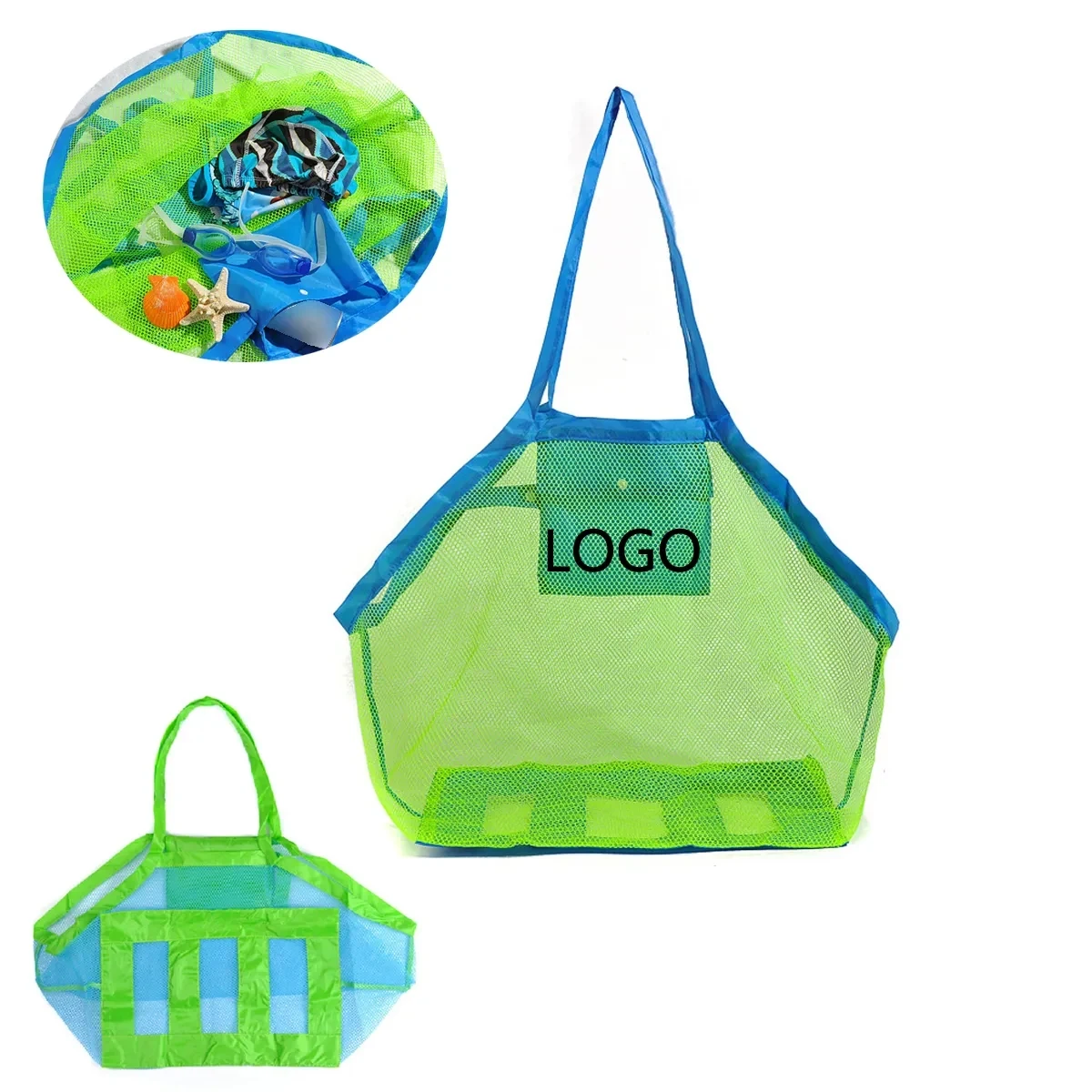 Large Mesh Beach Bags 1