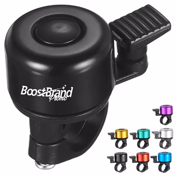 Custom Compact Bicycle Safety Bell with Clear Ringing Sound — Cyclist Safety Gift
