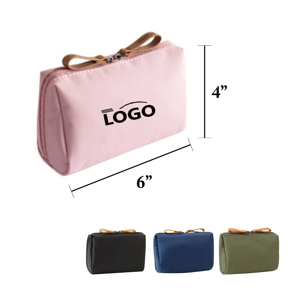 Nylon Cosmetic Travel Pouch Organizer 1