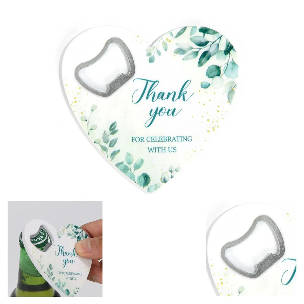 Compact Heart Bottle Opener for Parties and Bars 1