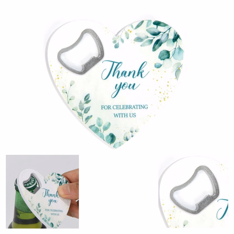 Compact Heart Bottle Opener for Parties and Bars