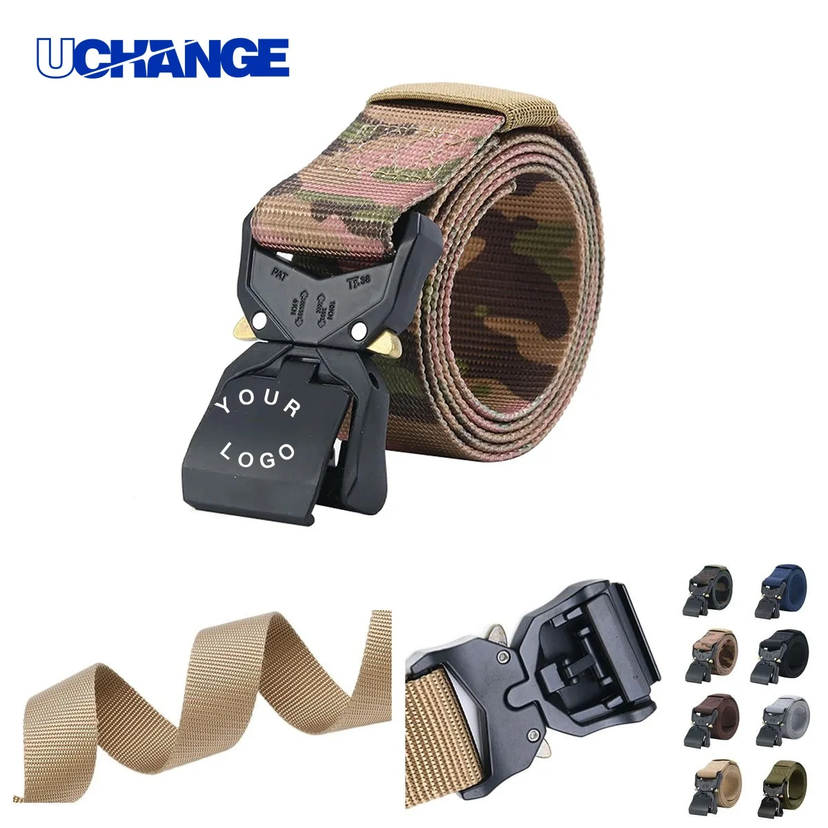 Durable Nylon Tactical Belt Strap for Military Gear 1