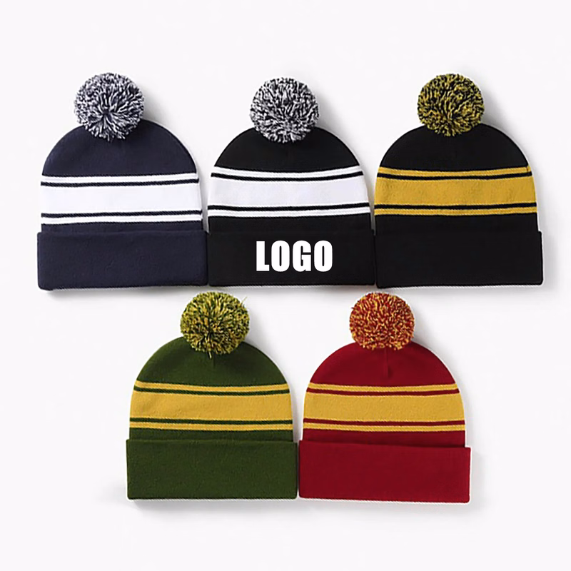 MOQ50Pcs Completely Custom Knitted Beanie