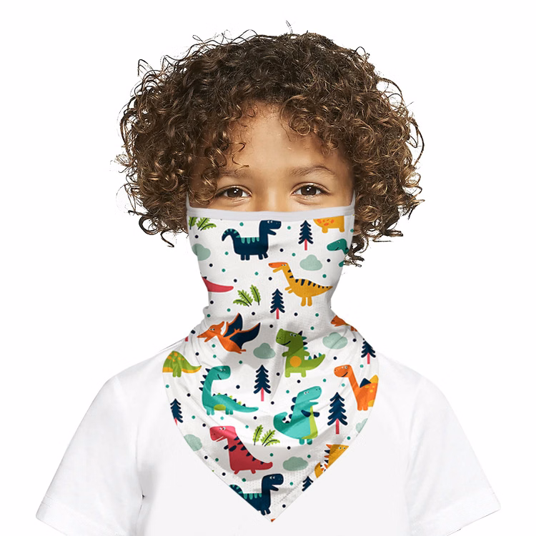 Reusable Face Bandana with Ear Loop - Kids