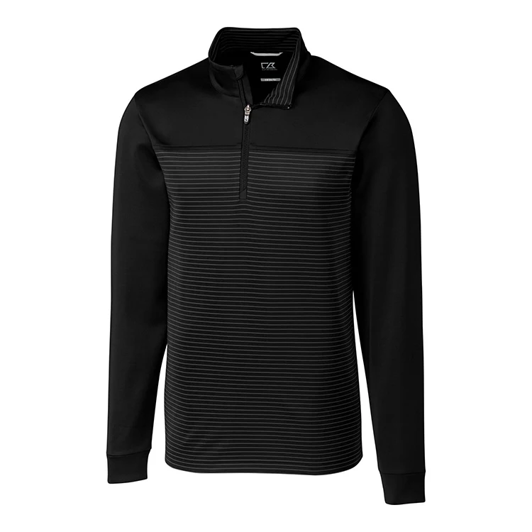 Cutter and Buck Traverse Stripe Quarter Zip 1