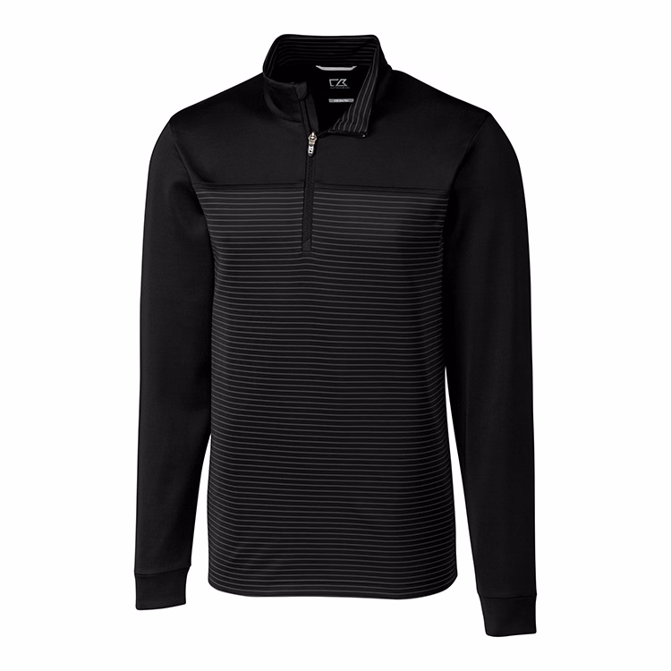 Cutter and Buck Traverse Stripe Quarter Zip