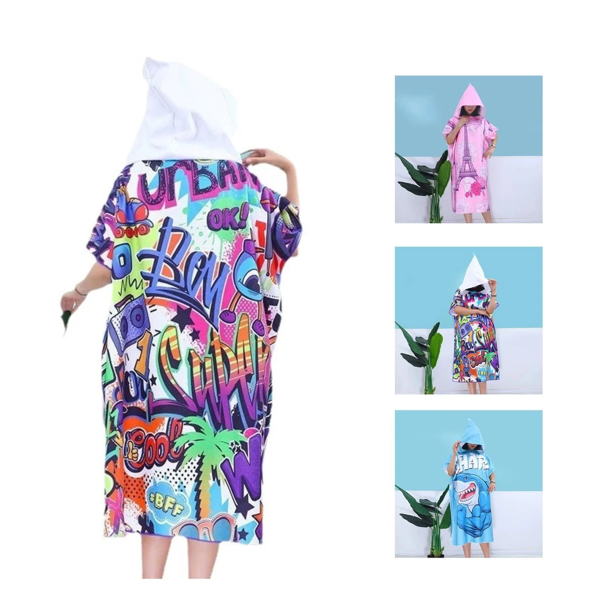Adult Microfiber Bathrobe 1