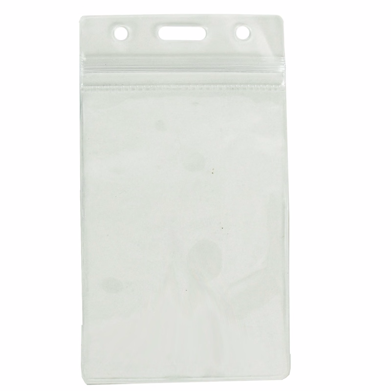 3.5x2.5 inch Zip-Lock Heavy Duty Badge Holders