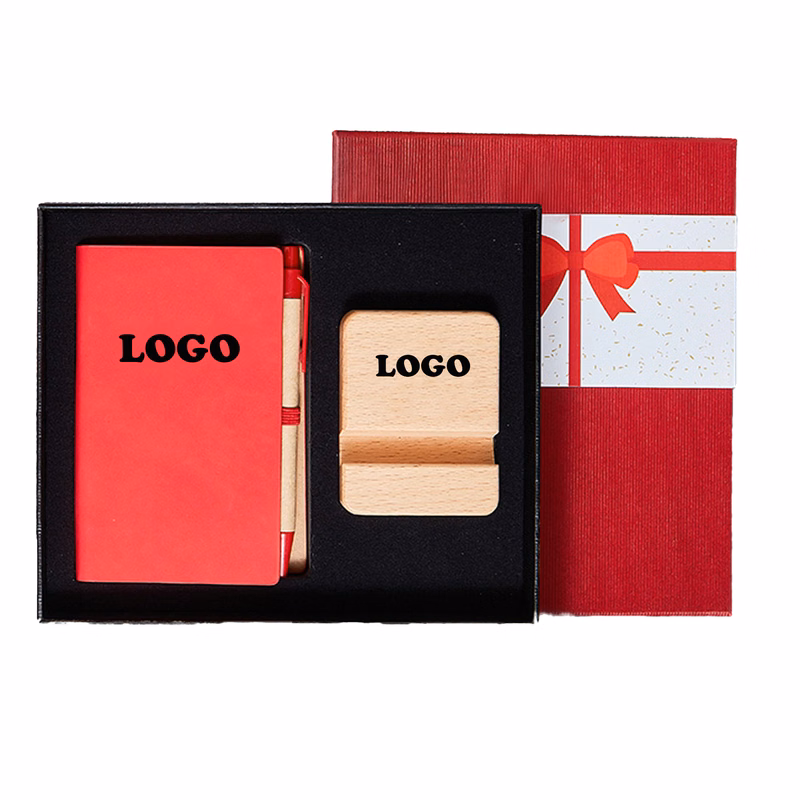 MOQ 10 pcs Notebook and Holder Gift Box