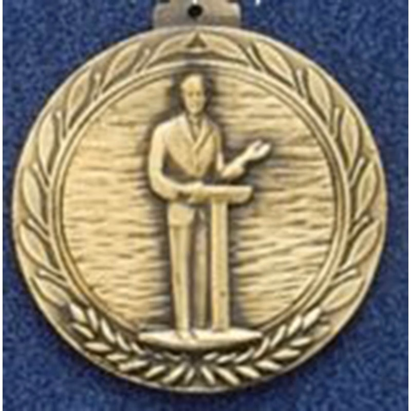 2.5" Stock Cast Medallion (Public Speaking)