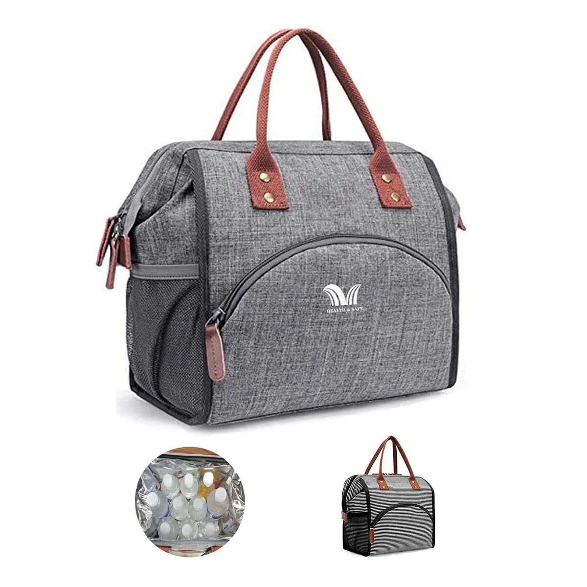 Nylon Waterproof Double Handle Insulated Bag 1