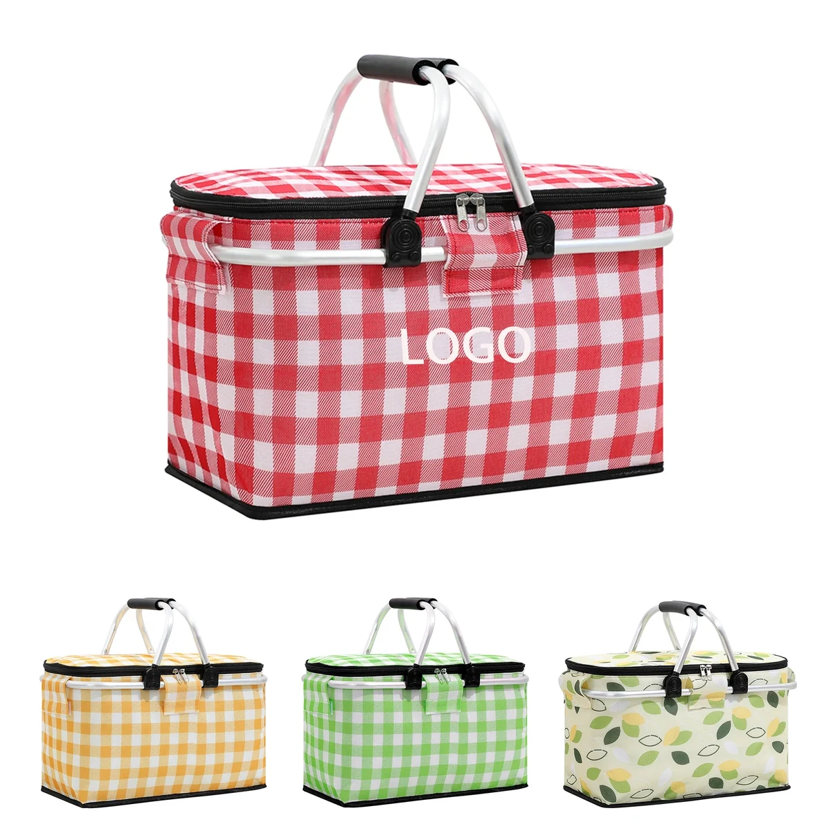 Outdoor Folding Insulated Refrigerated Picnic Basket 1