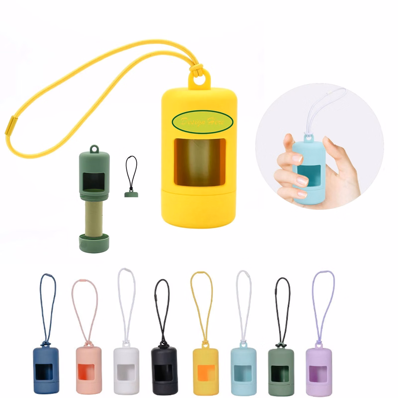 Pet Waste Bag Holder With Carabiner Clip