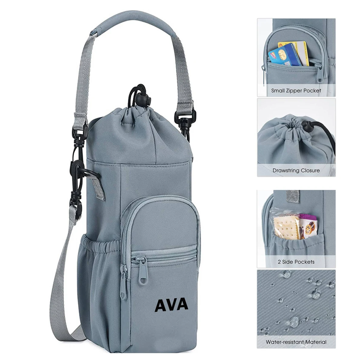 Outdoor Crossbody Water Bottle Holder Bag 1