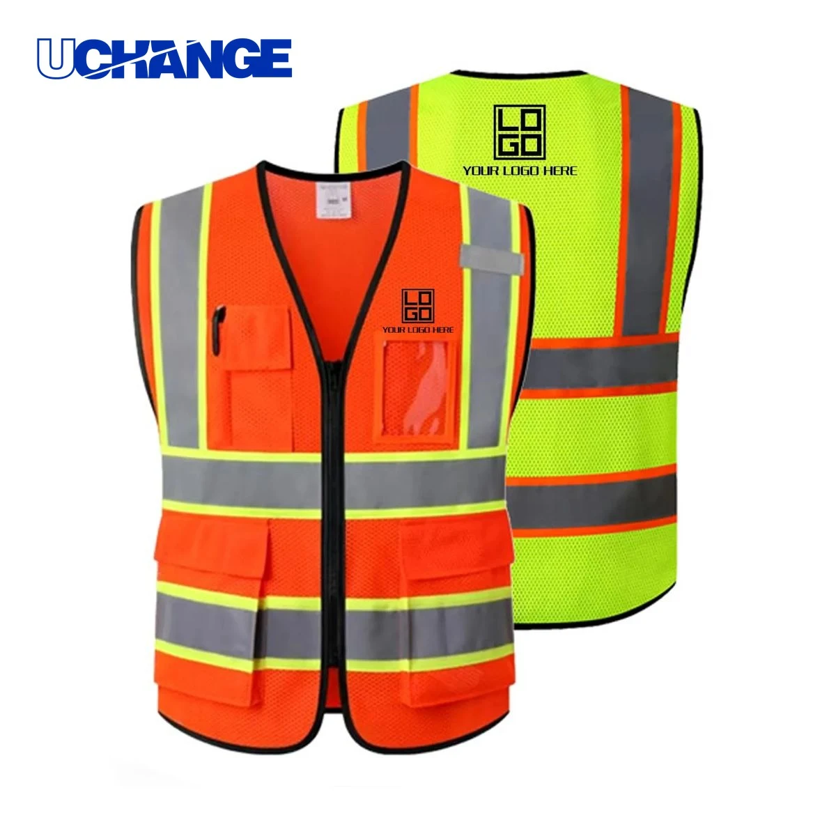 Breathable Mesh Reflective Safety Vest 1