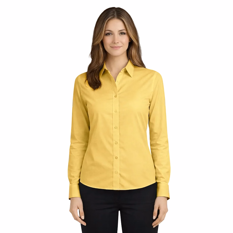 Ladies' L/S Value Poplin Shirt