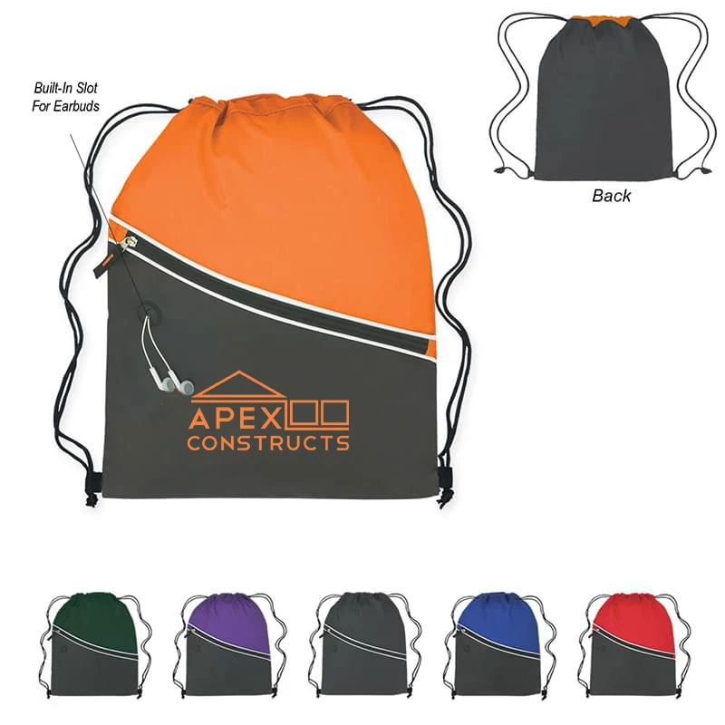 Bicolored Drawstring Pack 1