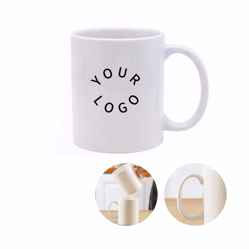 Classic Ceramic Coffee Mug with Smooth White Finish