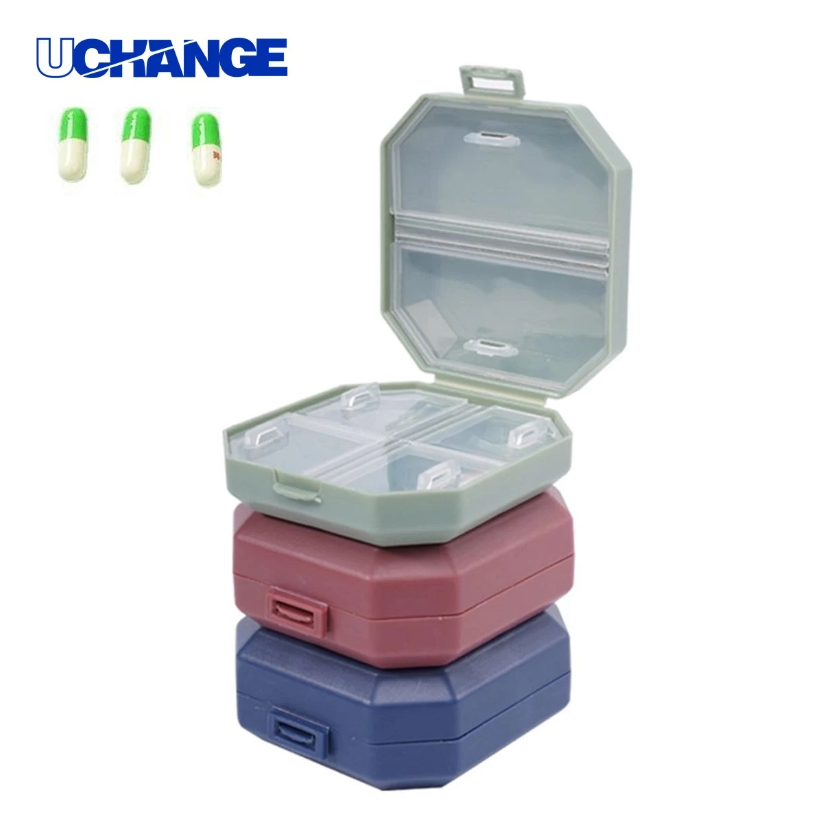 Portable Pill Box Organizer for Daily Use 1