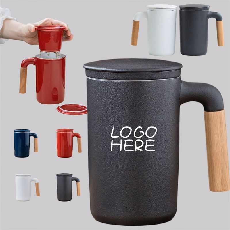 Ceramic Tea Mug With Infuser